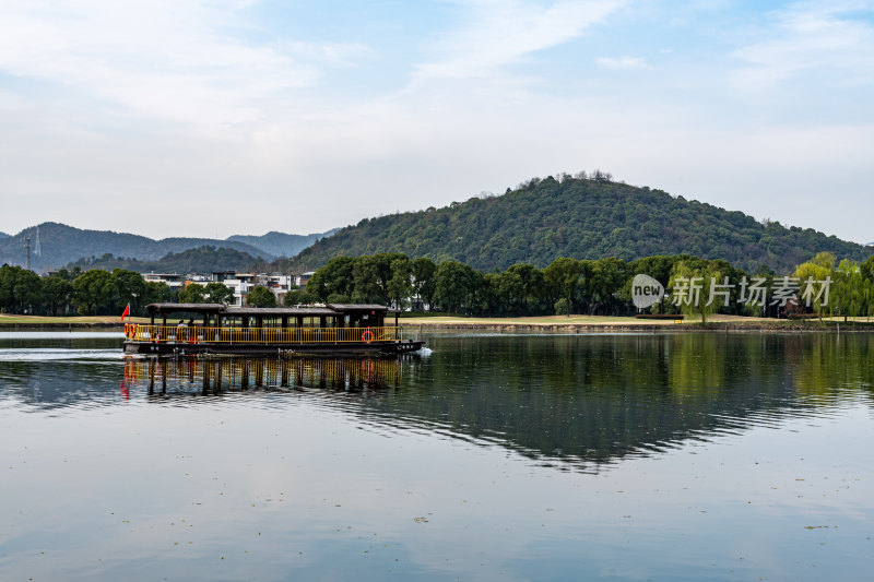 浙江绍兴柯桥柯岩鉴湖景区景点景观