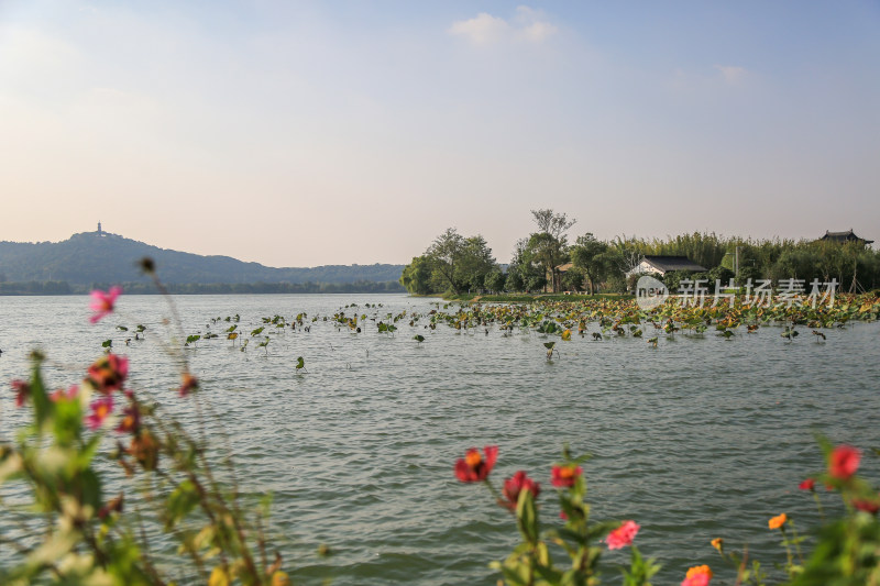 美丽的苏州石湖景区