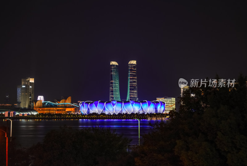 杭州奥博览城夜景