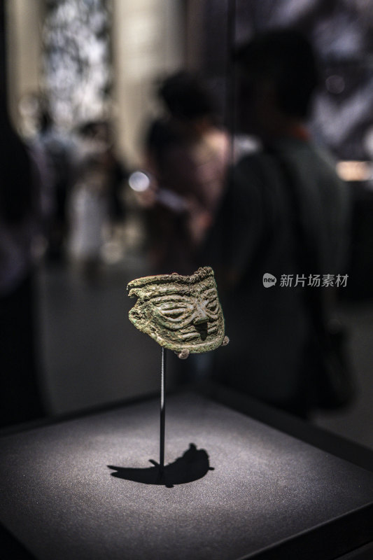 三星堆博物馆展出的出土文物