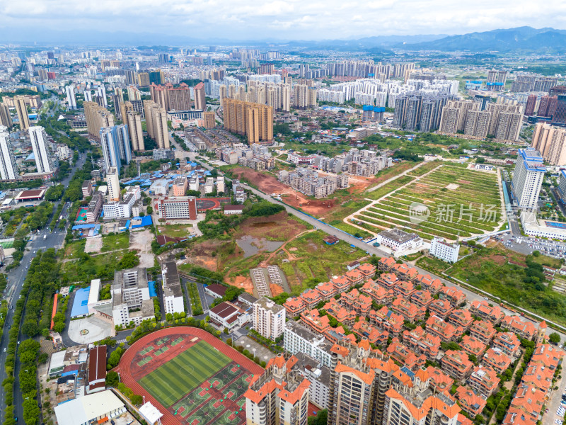 玉林城市风光航拍图