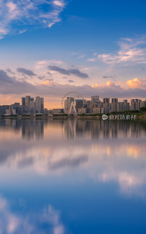 深圳欢乐港湾摩天轮风光