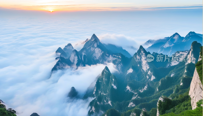 华山云海美景