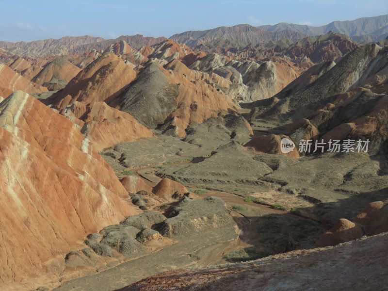 甘肃张掖七彩丹霞风景区旅游风光