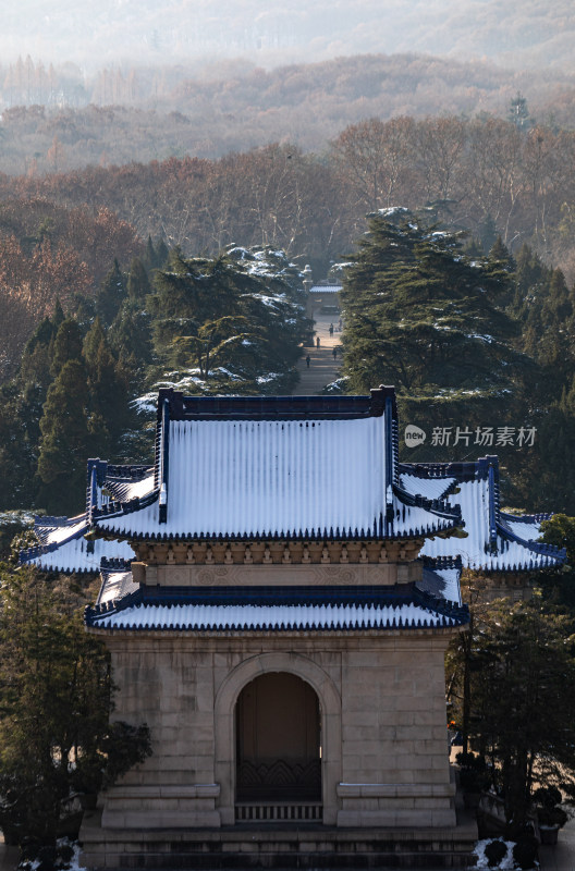 南京钟山风景区中山陵景点景观