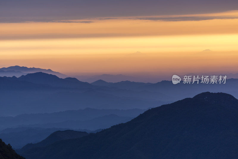 江西武功山日出