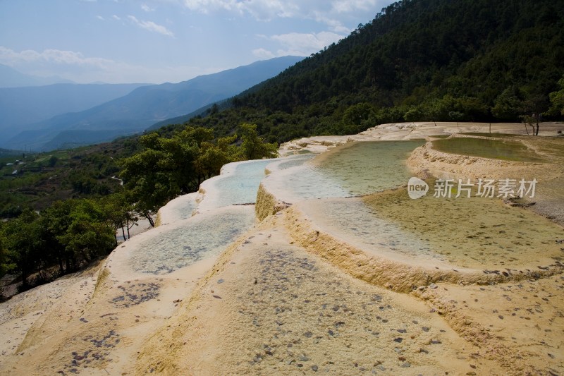 云南,白水台,