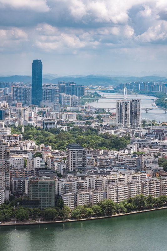 广西柳州柳江江滨市中心城市景观