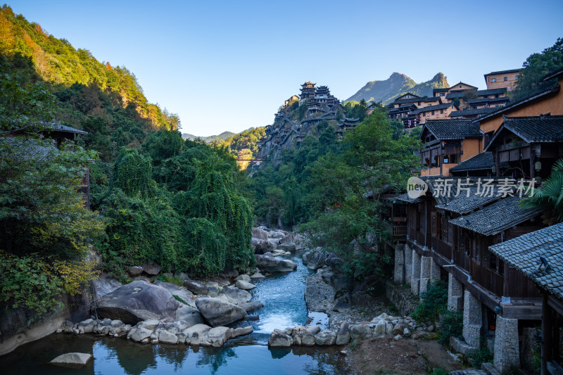 江西上饶市望仙谷旅游度假区仙侠世界风光