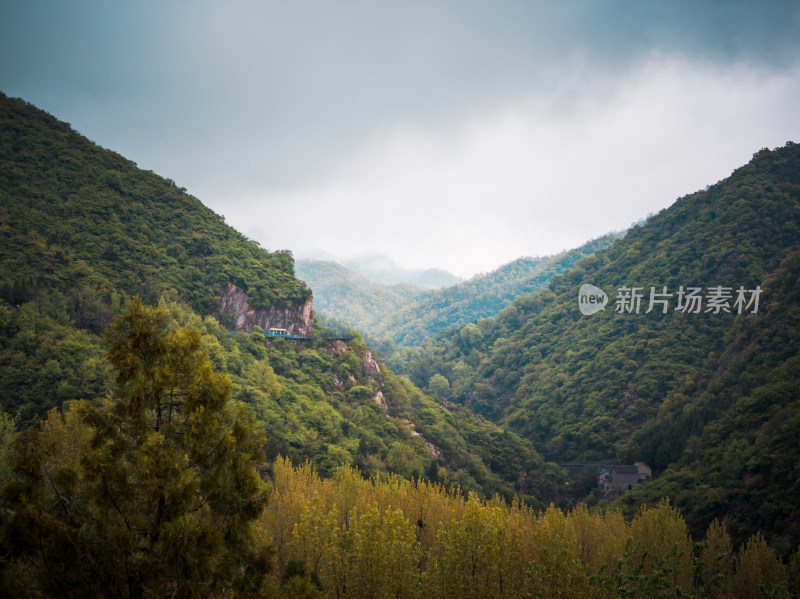 河南省济源市王屋山风景区清晨风光