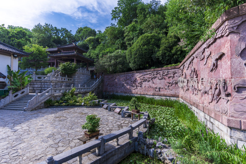 武汉武昌区黄鹤楼公园风景