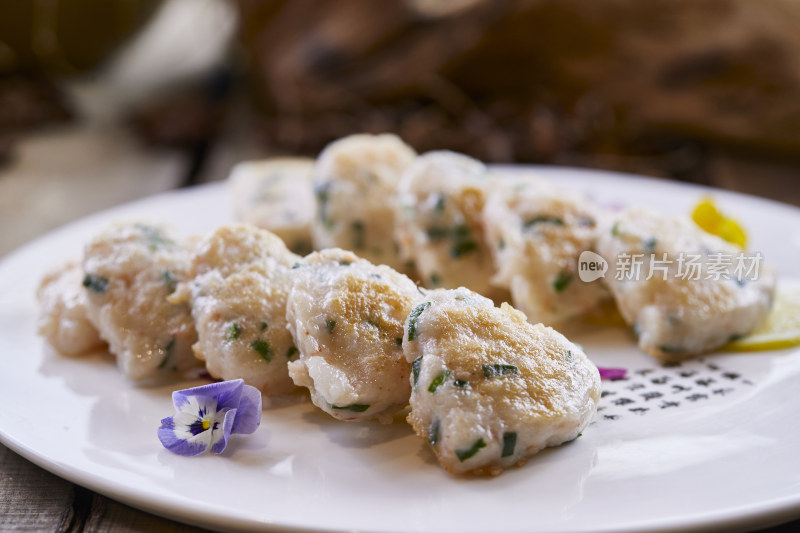 风味香煎虾饼