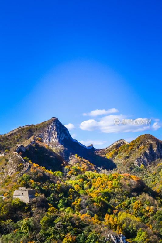 万里长城秋天自然风景