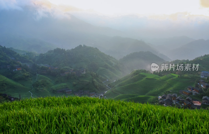 桂林龙脊梯田风光