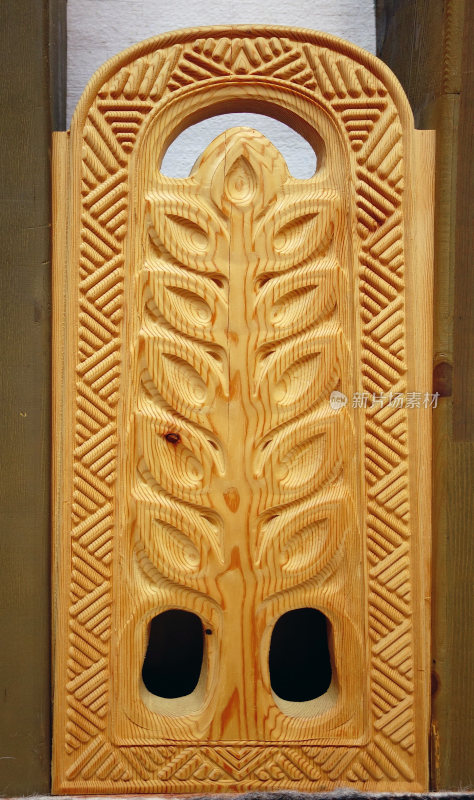 内蒙古蒙古族风格的精美木雕