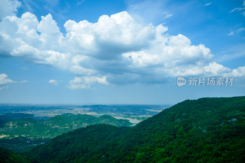 山中的风景