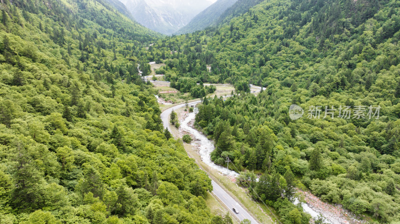 四川阿坝理县理小路自驾游沿途风光