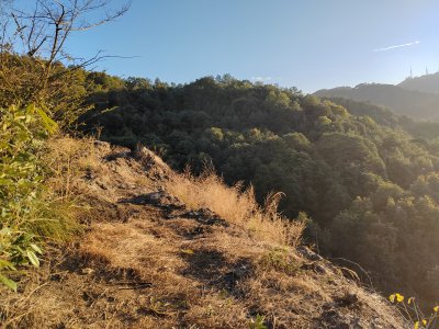 山林景色的户外自然景象