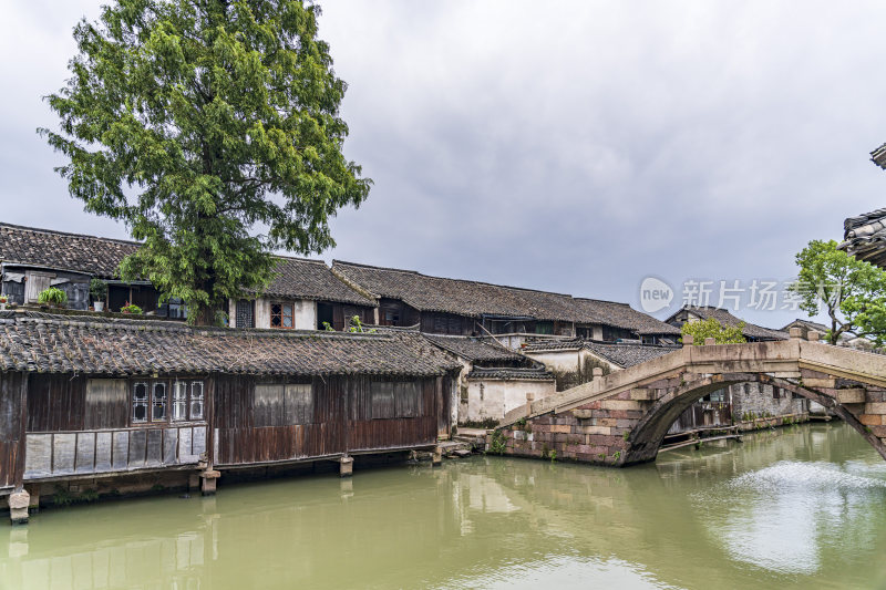 乌镇东栅水乡风景