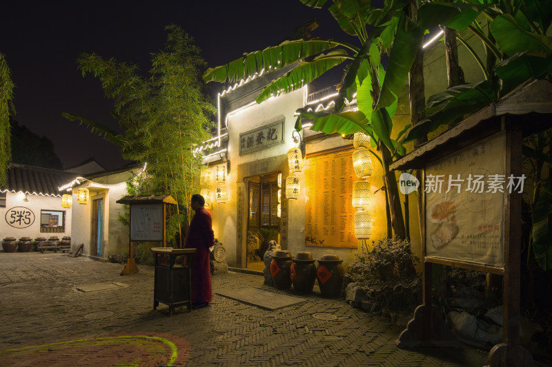 苏州平江路夜景