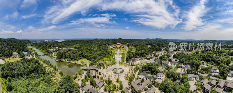 湖南常德桃花源5A景区全景图