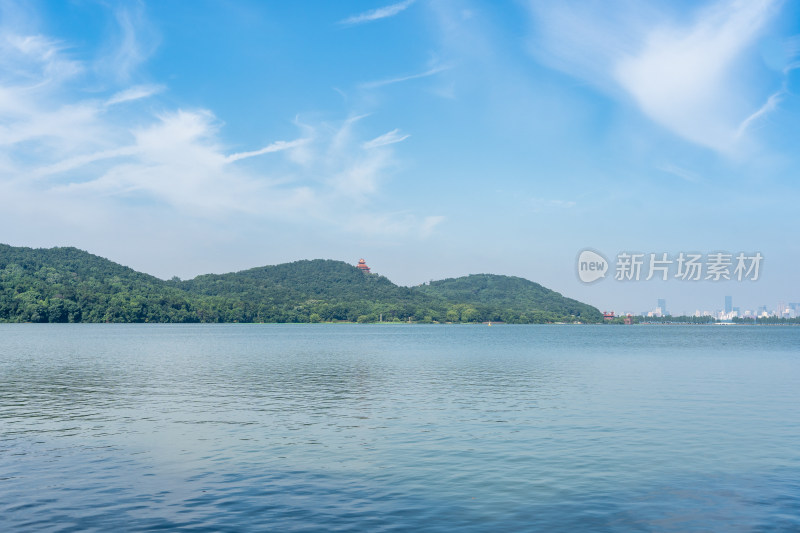 武汉东湖磨山景区远景