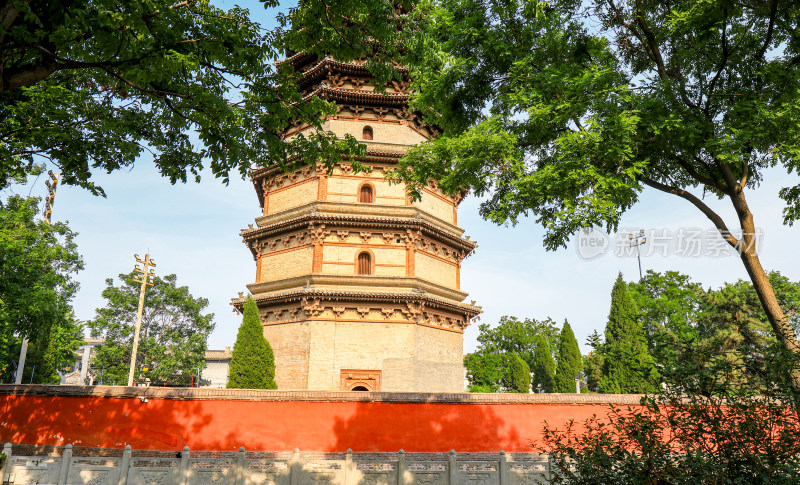 石家庄正定古城天宁寺寺庙