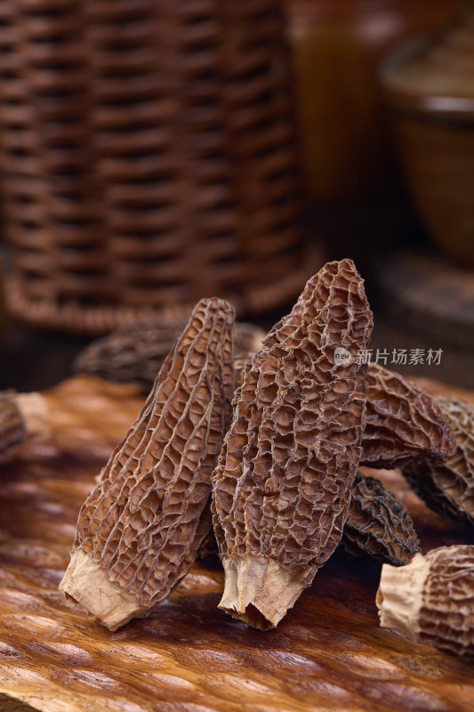 羊肚菌干 野生菌 干羊肚菌 干货 松茸菌