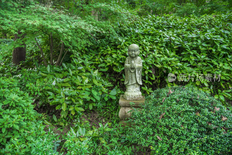 杭州飞来峰永福寺古建筑风光