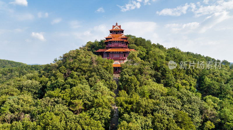 湖北武汉东湖磨山楚天台航拍