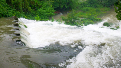 大自然天然山泉泉水流水小溪溪流