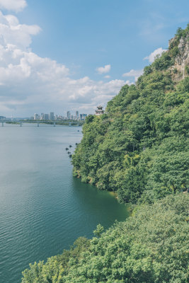 中国广西柳州城市山水风光