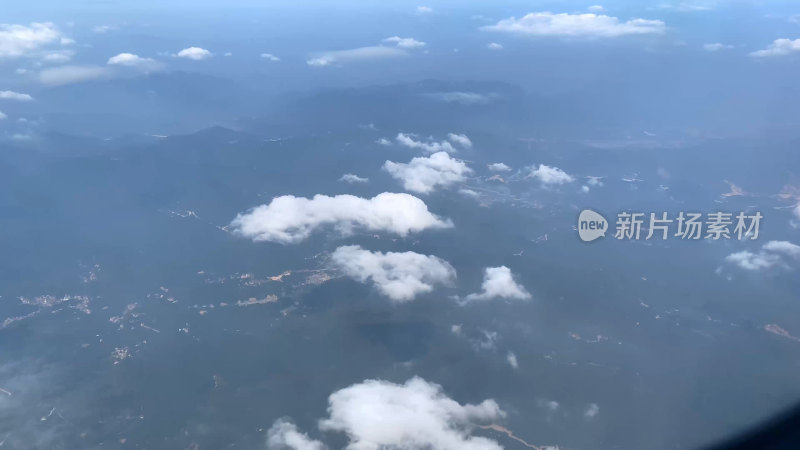 民航飞机窗外风景