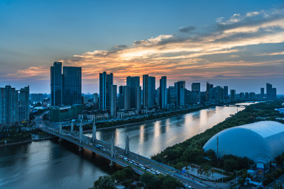 北京通州大运河上营大桥城市房地产