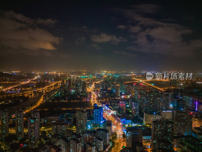 江苏无锡城市夜景无锡大景