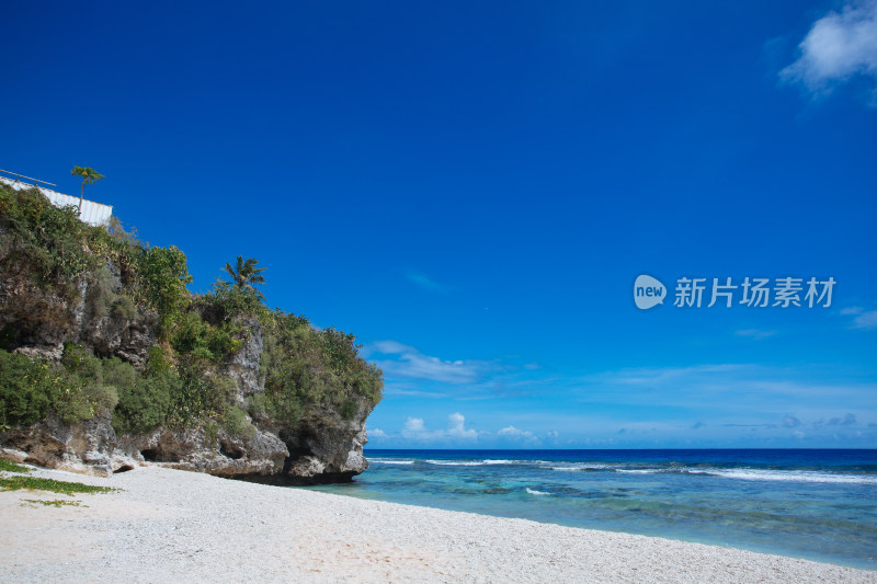 海滩沙滩海岸线