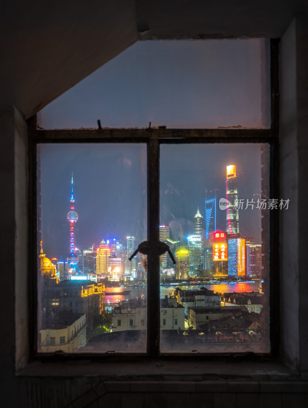 上海 城市 陆家嘴夜景