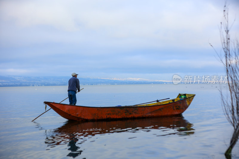 洱海渔船