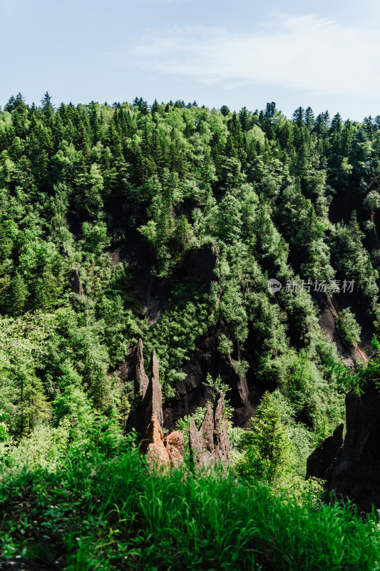 长白山西坡大峡谷