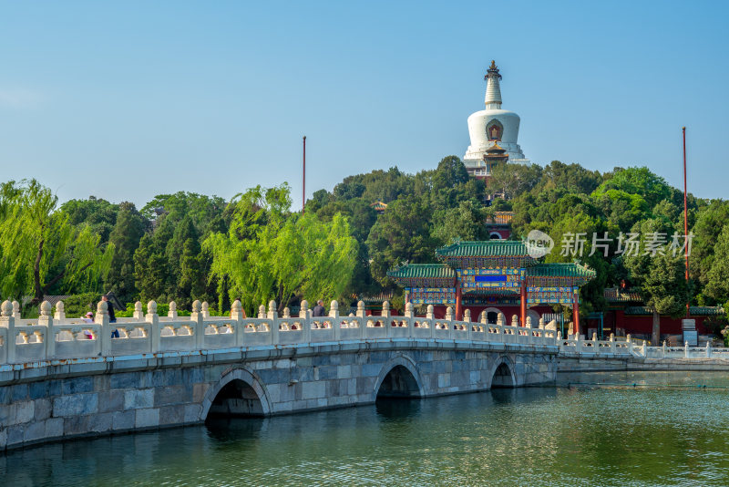 中国北京北海公园白塔