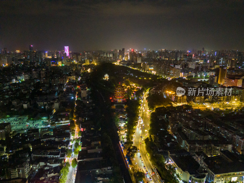 湖北武汉城市风光地标建筑航拍