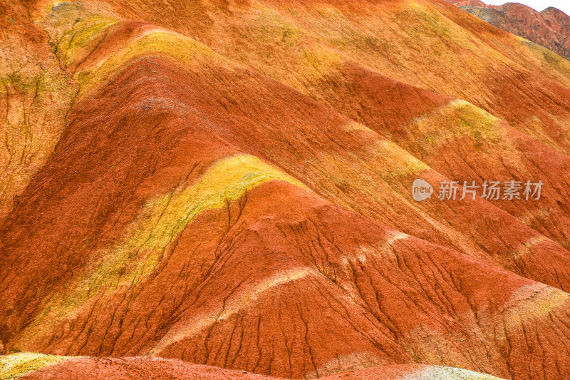 敦煌七彩丹霞地质地貌风情