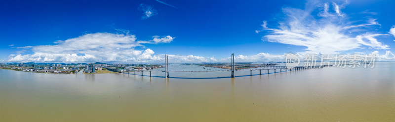 广东深中通道跨海大桥大全景