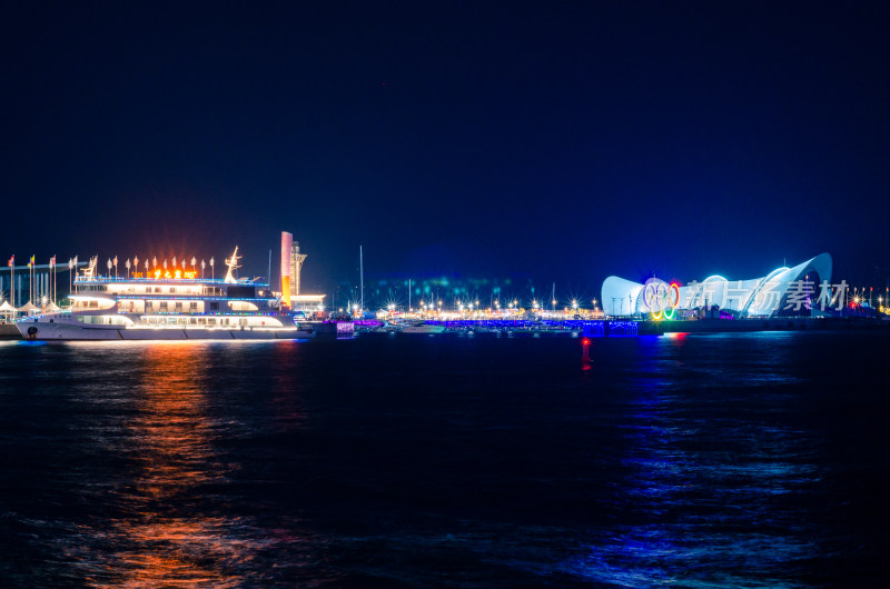 青岛奥帆中心夜景