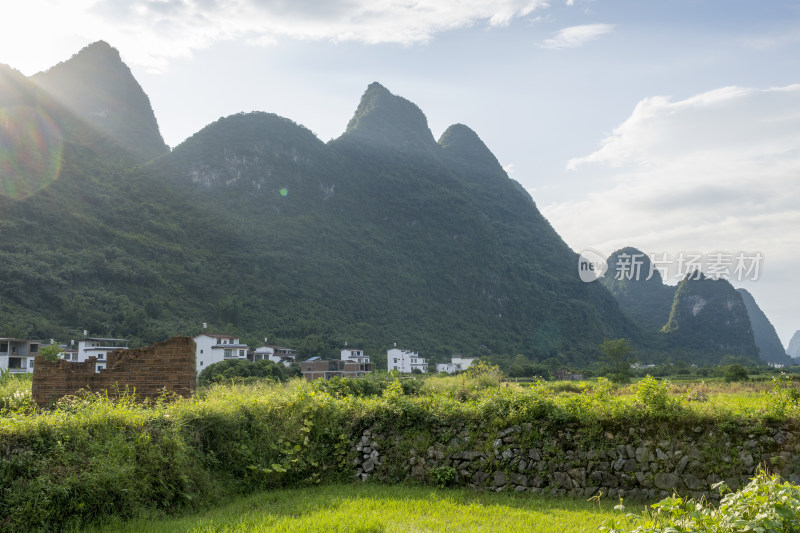 阳朔遇龙河风光