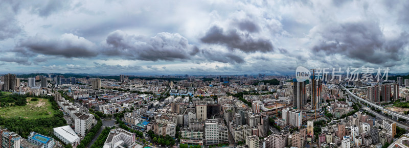 深圳城市风光航拍全景图