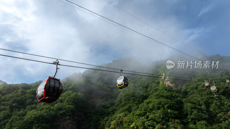 洛阳老君山景区上山索道缆车