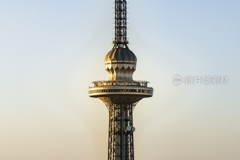 哈尔滨夜景地标性建筑龙塔