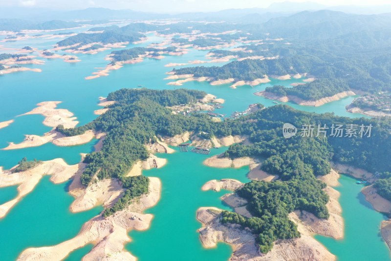 河源万绿湖 湖泊 千岛湖