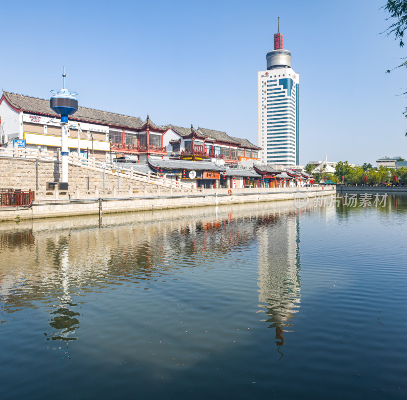 山东济宁古运河东大寺竹竿巷景观